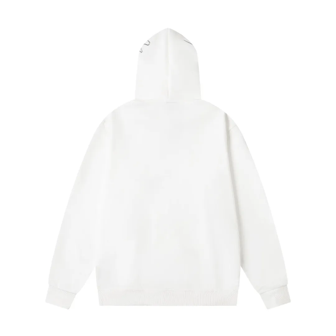 Back Stussy Script Embroidered Pullover Hoodie