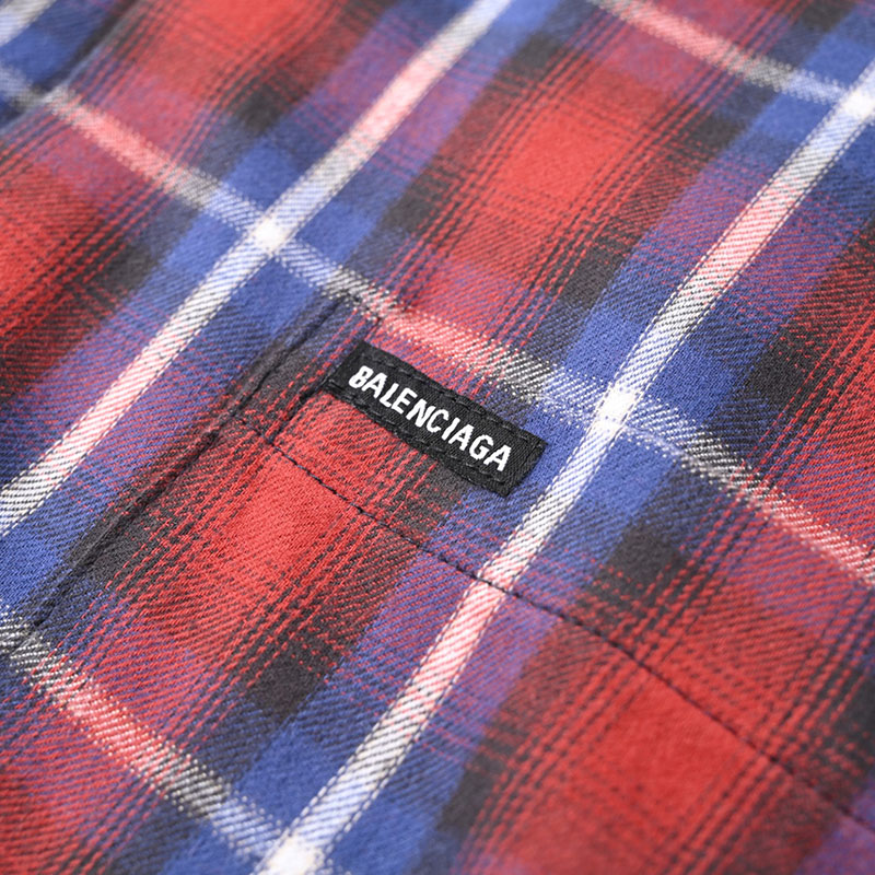 Plaid Double-Layer Double-Sided Shirt Jacket