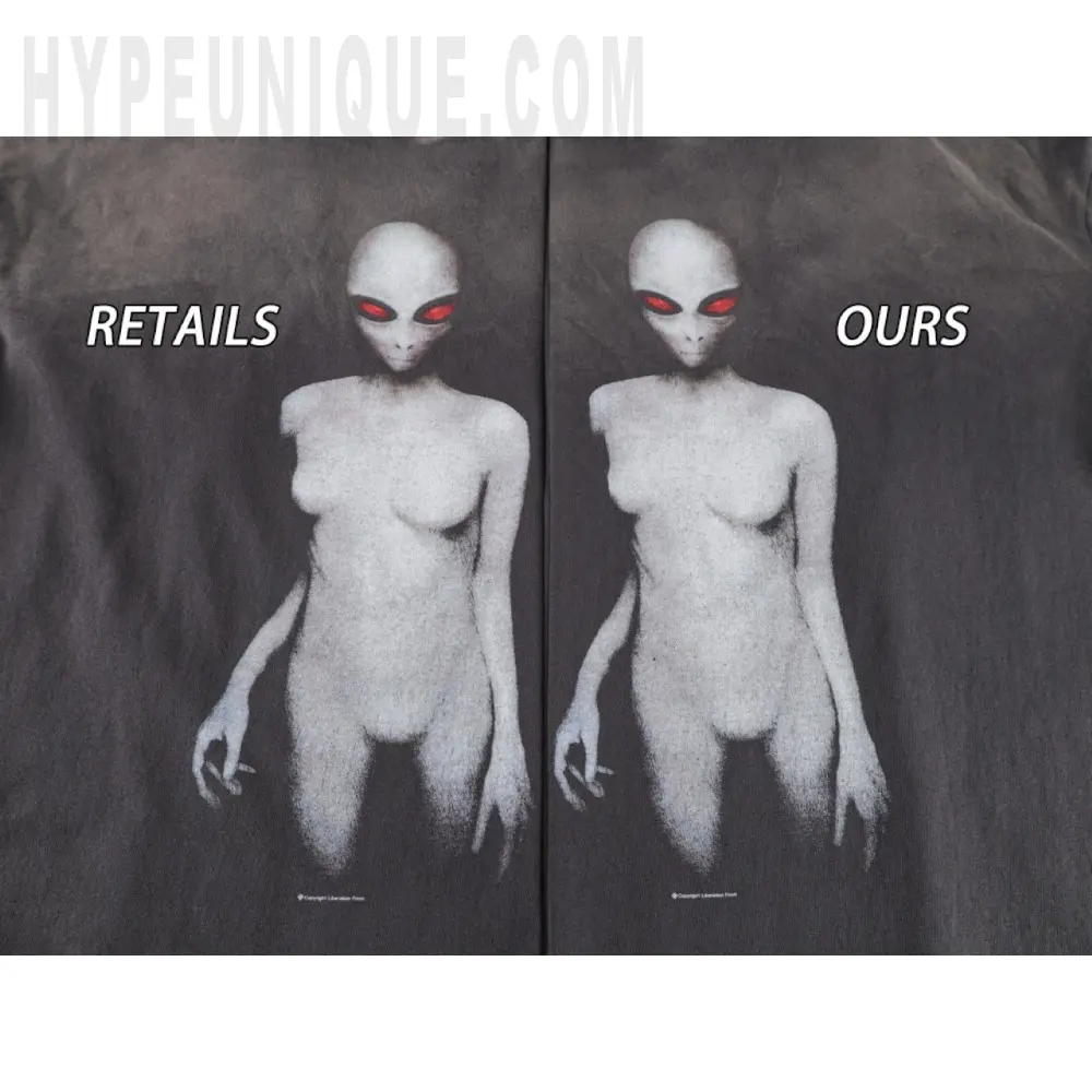 Printed graphic on the front of the garment