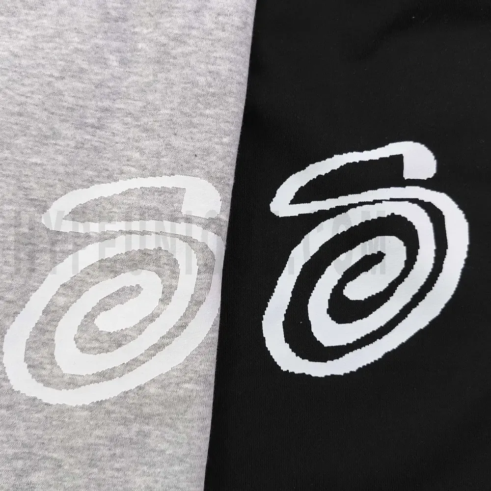 Printed graphic on the front of the garment
