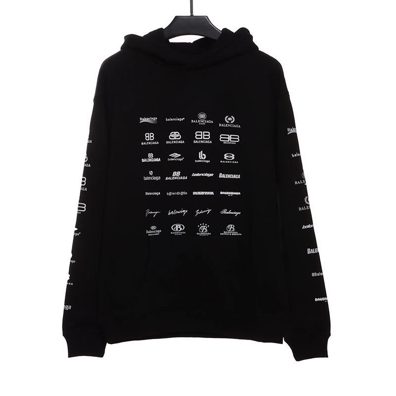 All Over Logo Hoodie Replica
