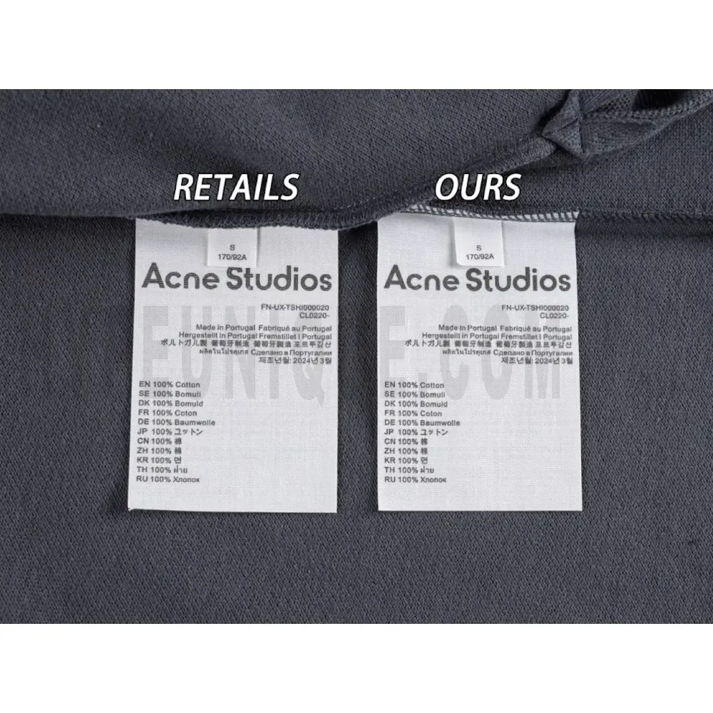 Washing Label Comparison Diagram