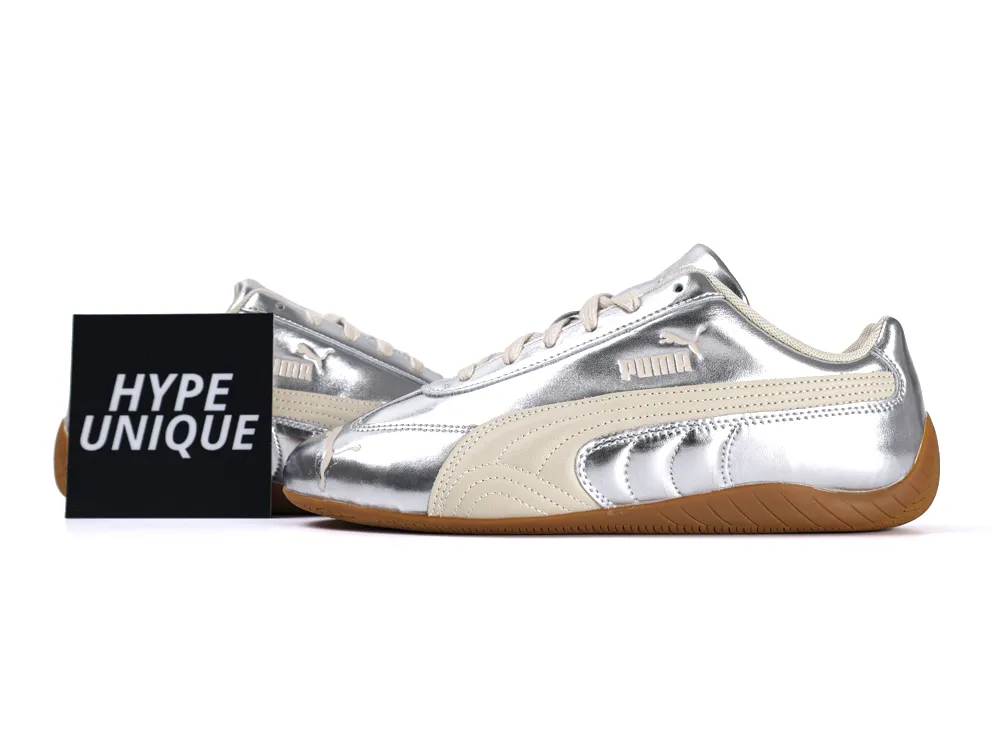 Speedcat Silver Sneakers “Alpine Snow/Gum”