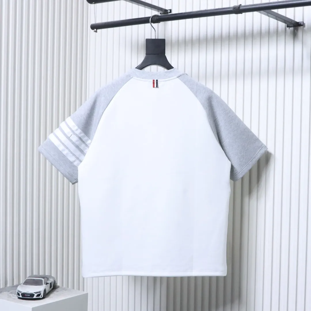 Back TB Four-Bar Raglan Short-Sleeve T-Shirt