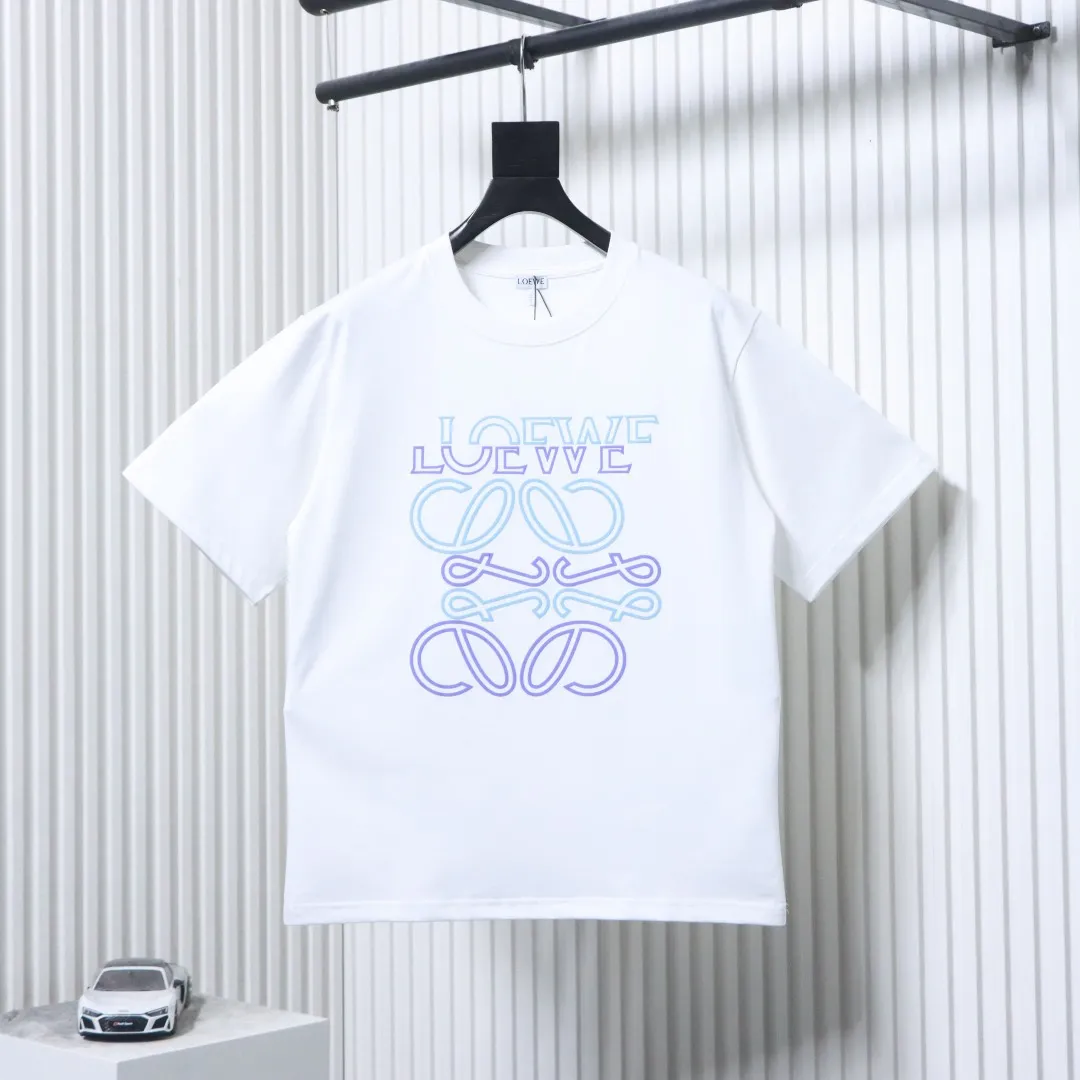 Irregular Logo Color Block Foam Print T-Shirt