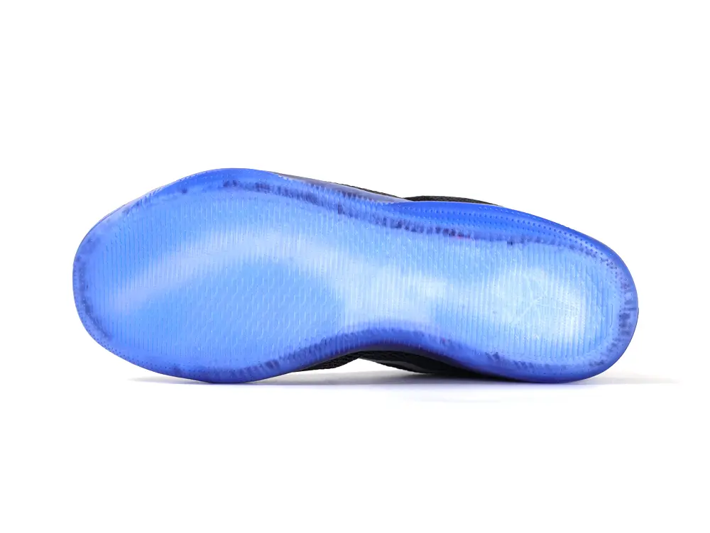 Blue rubber sole