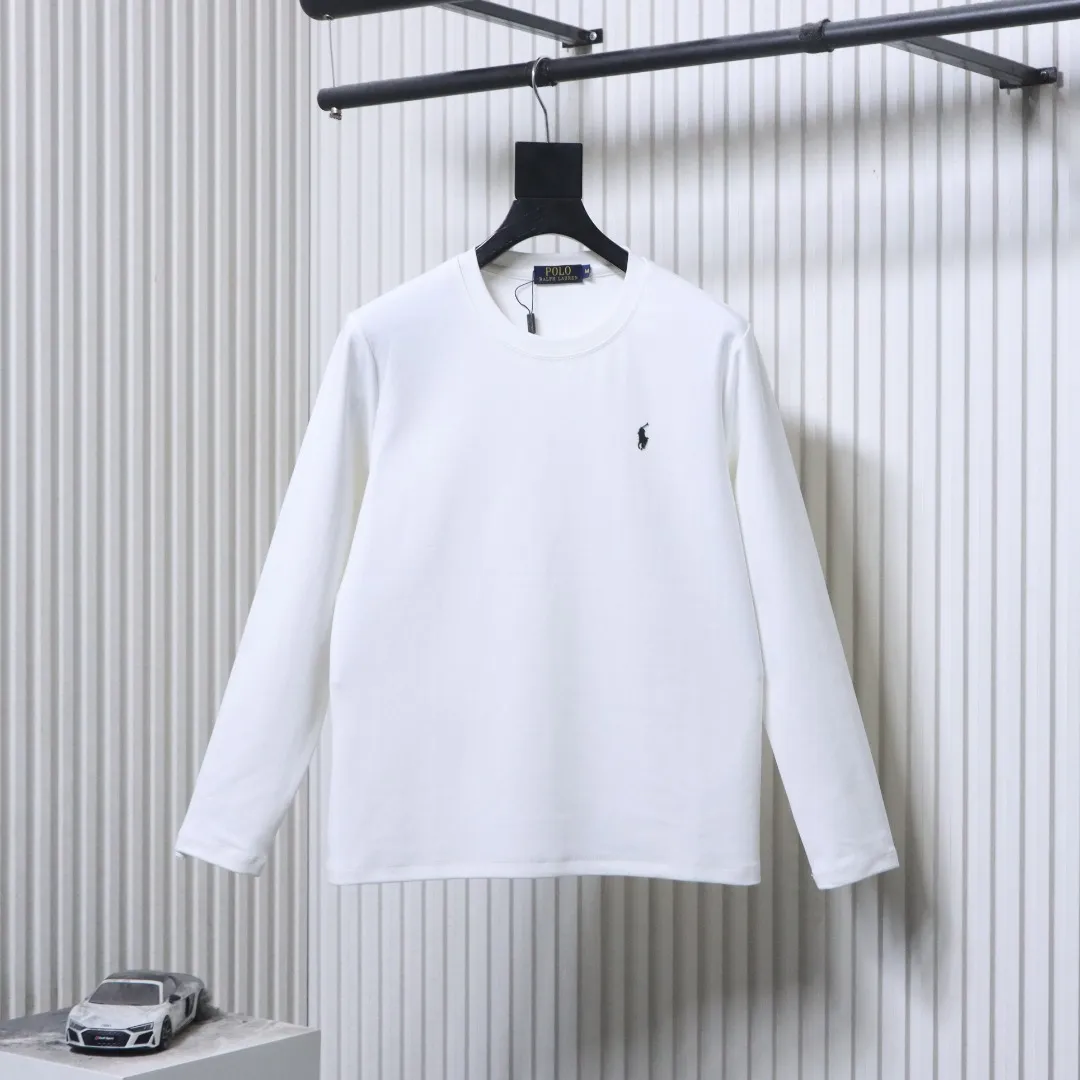 RL Pony Logo Embroidered Long-Sleeve Shirt