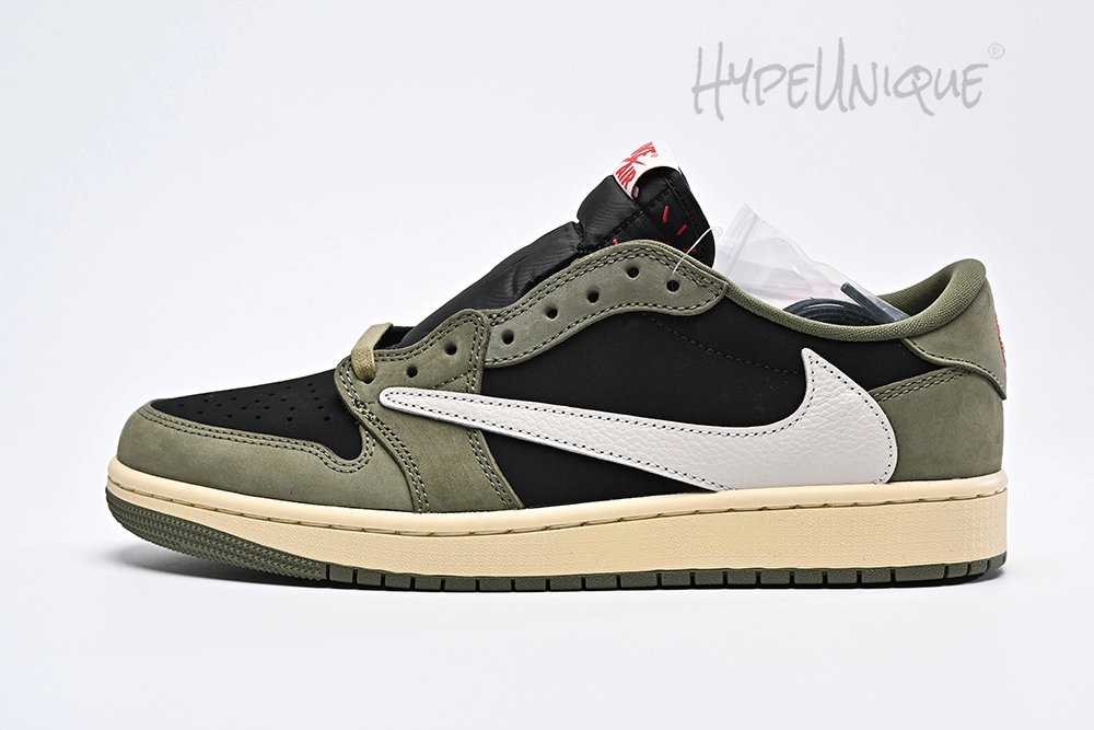 Travis Scott x Air Jordan 1 Low OG “Black Olive”