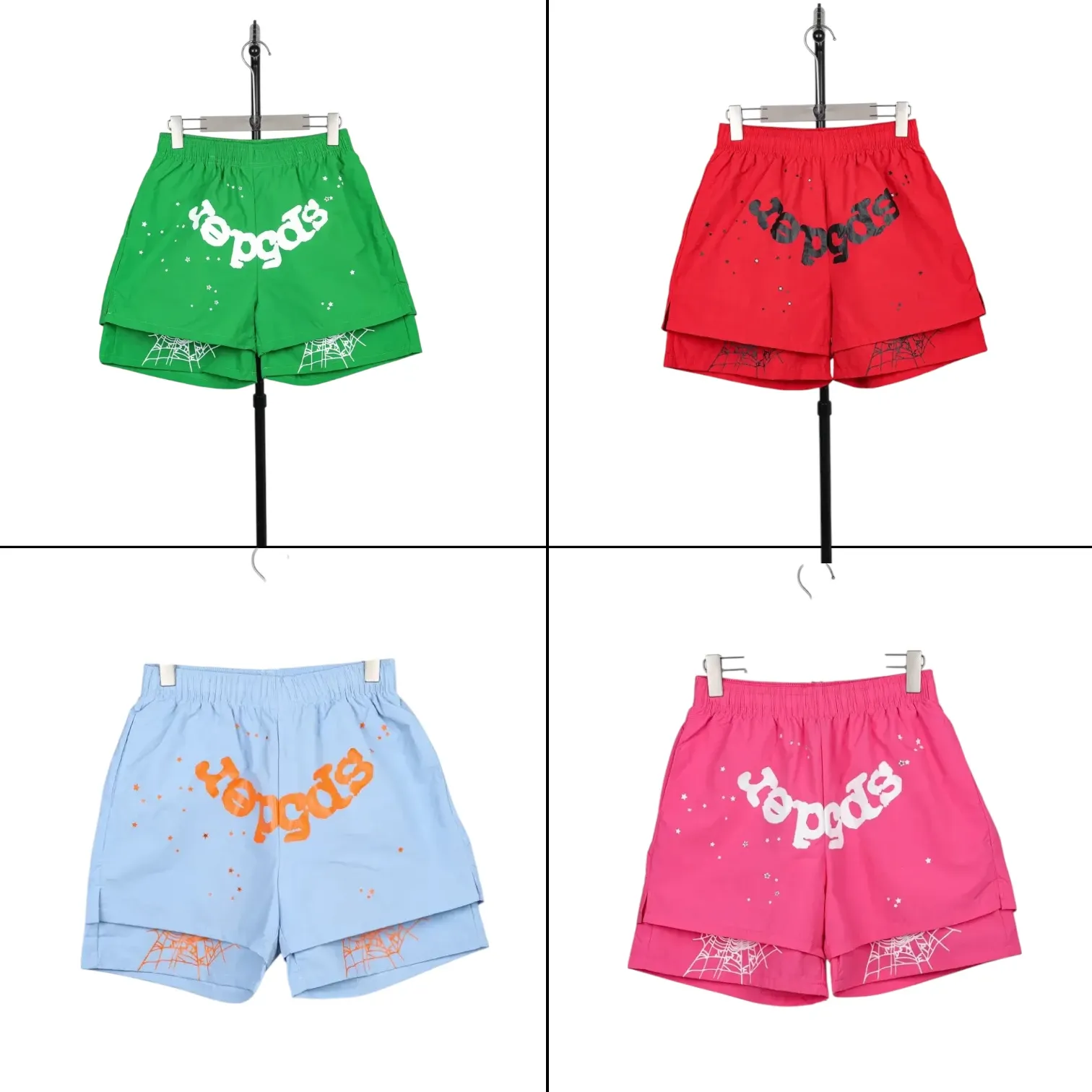 Sp5der OG Web Double Layer Short 4 Colors Reps