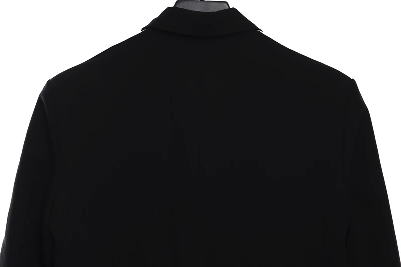 Co-branded Solid Color Lapel Single-Row Blazer Replica