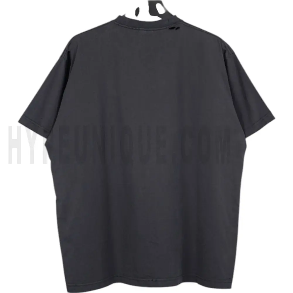 The back of the black clothes