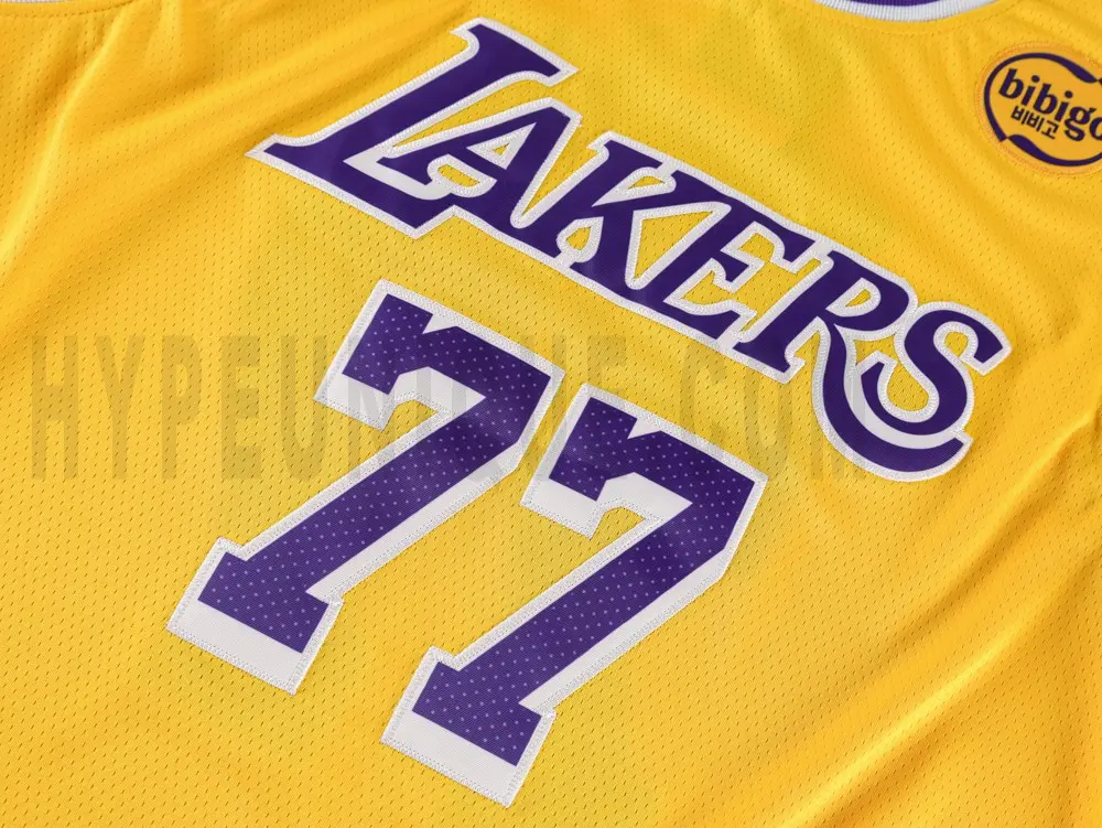 Close-up of the front print details.