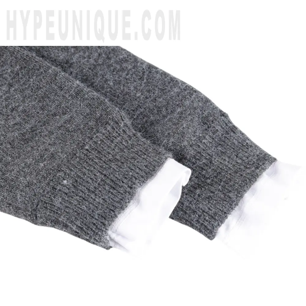 The sleeves of the clothes