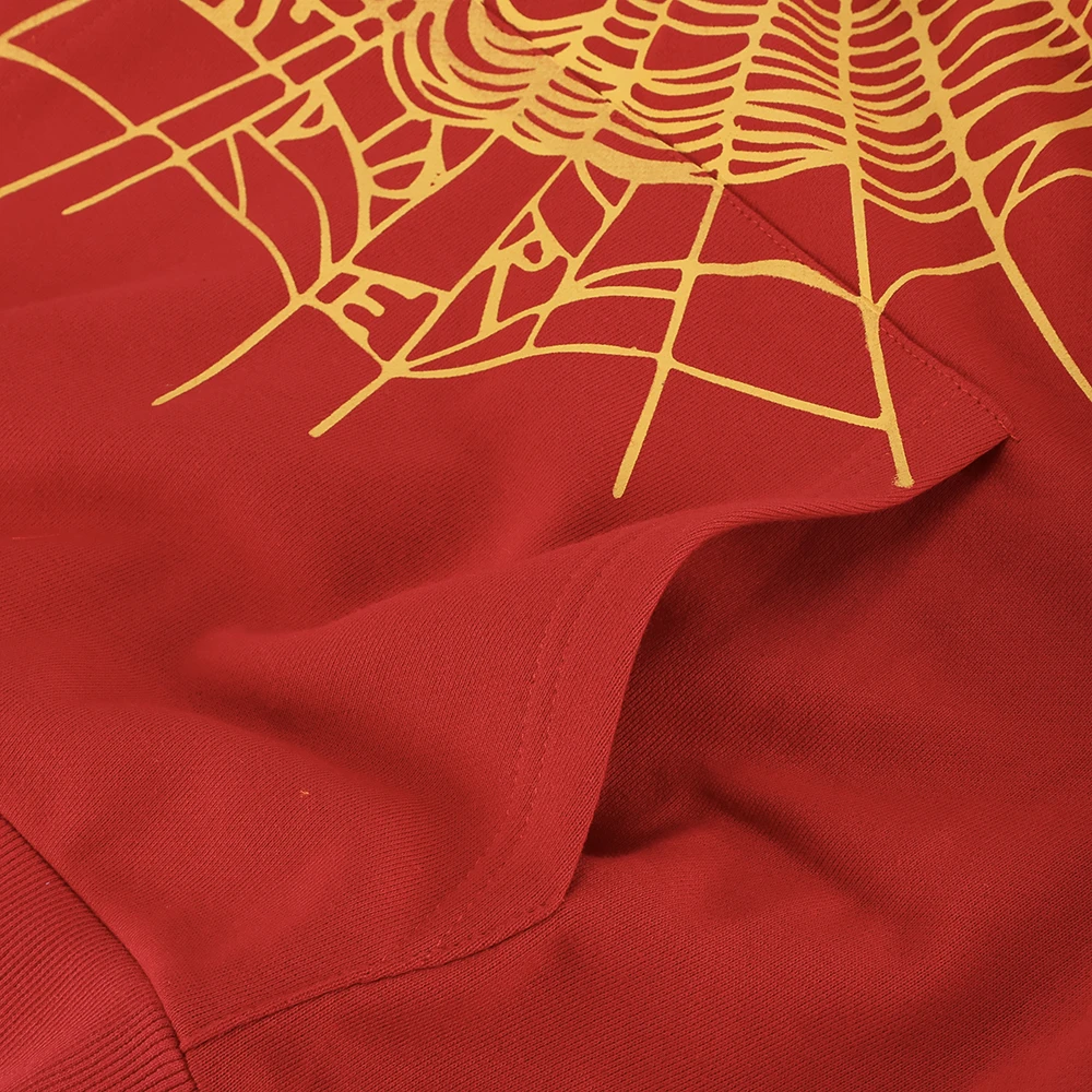 Sp5der Websuit Hoodie Red Reps