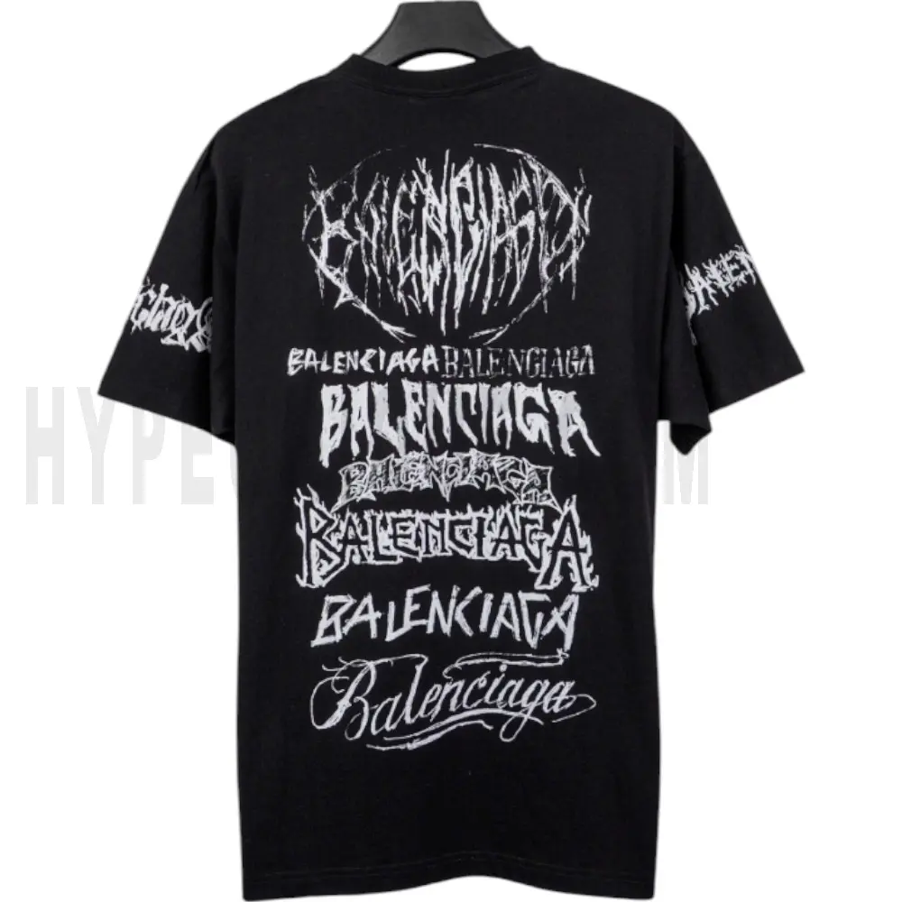 The back of the black clothes