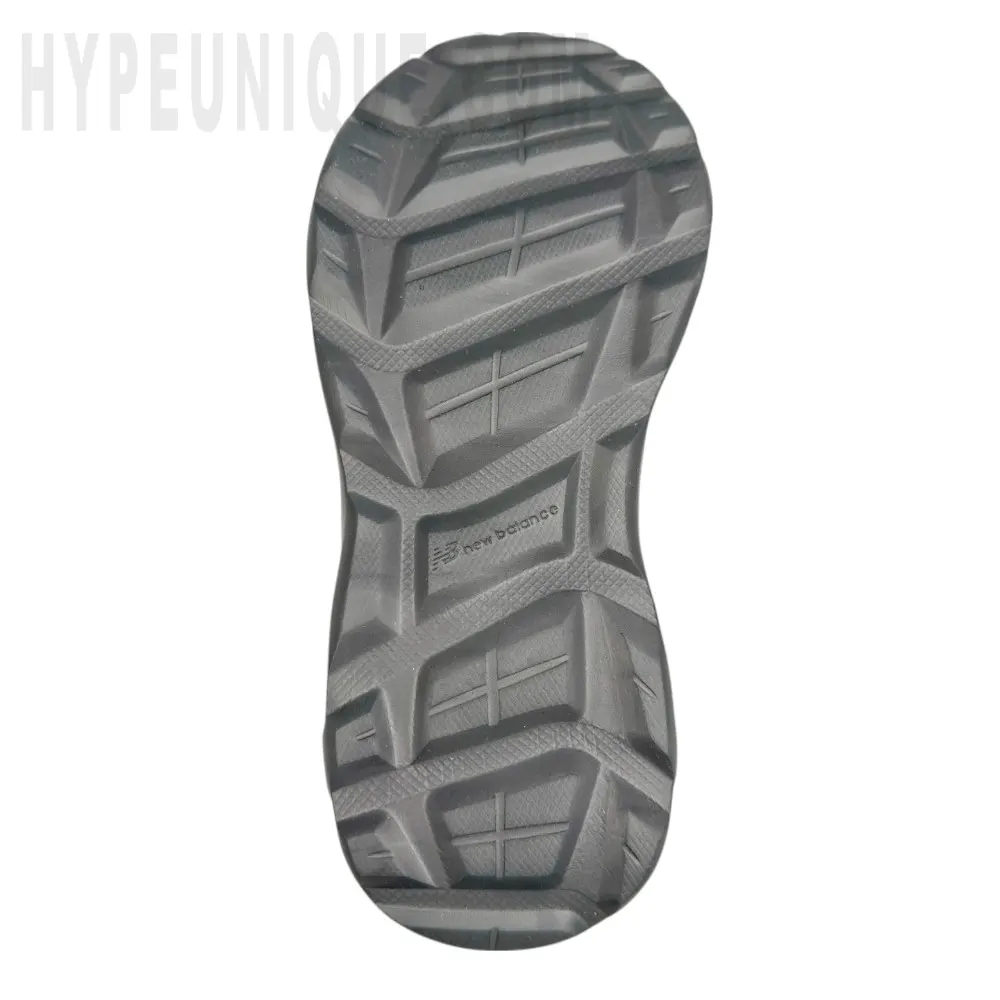 The gray outsole