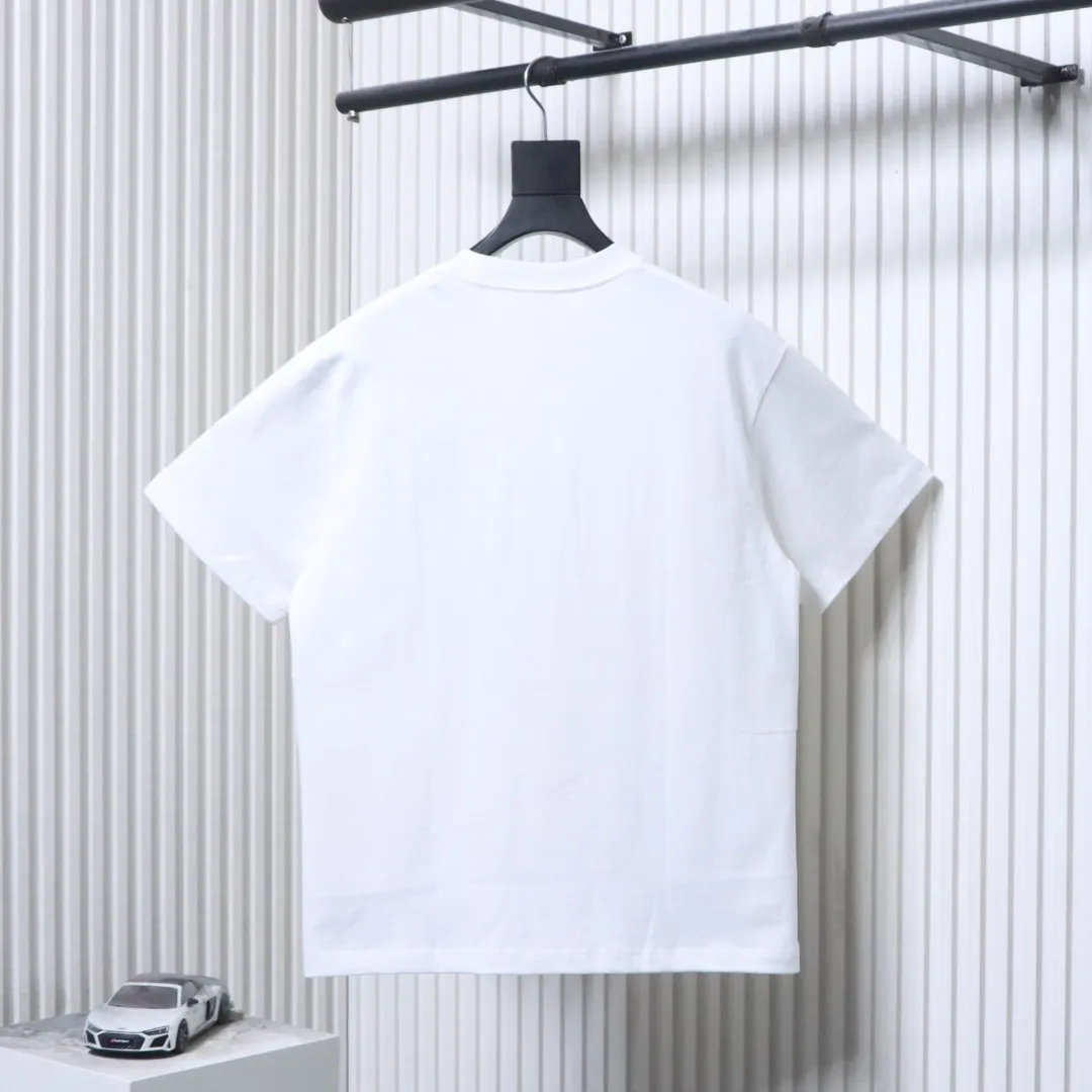 Back Rainbow Splatter Graffiti Signature T-Shirt