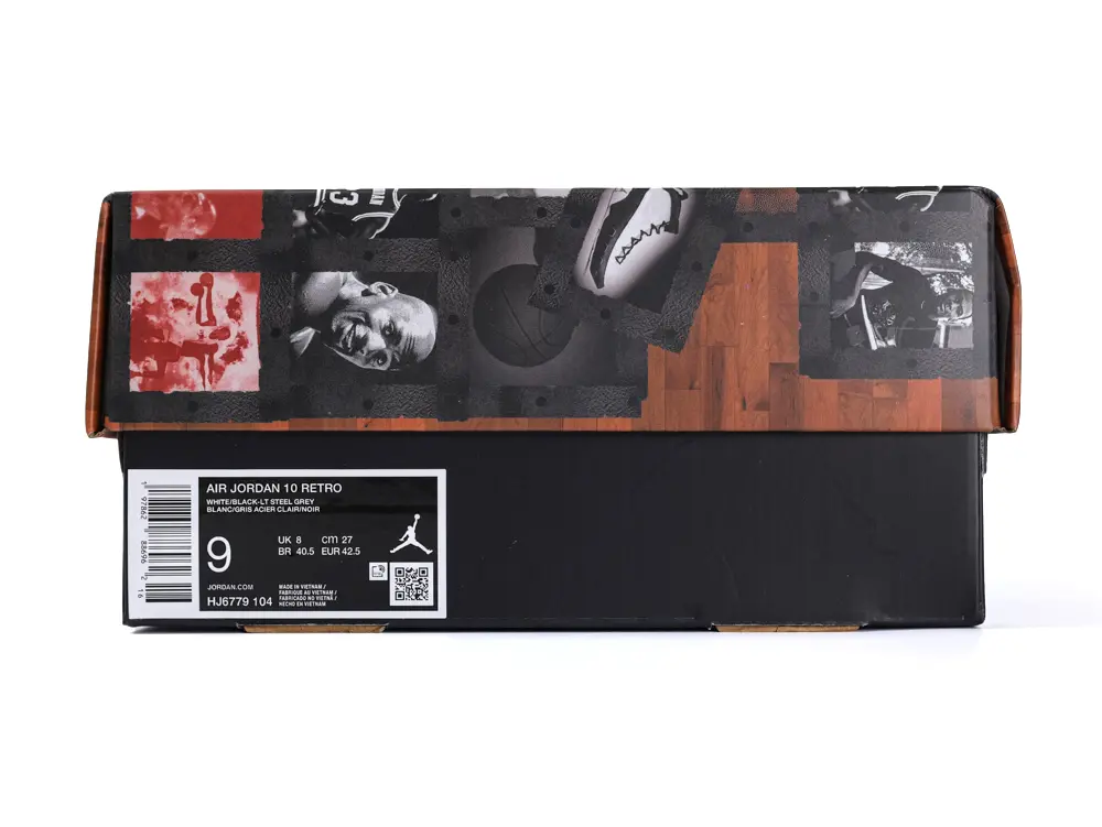 the jordan 10 shoe box