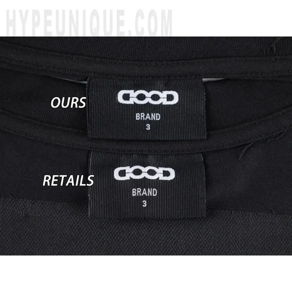 Brand Label Comparison Chart