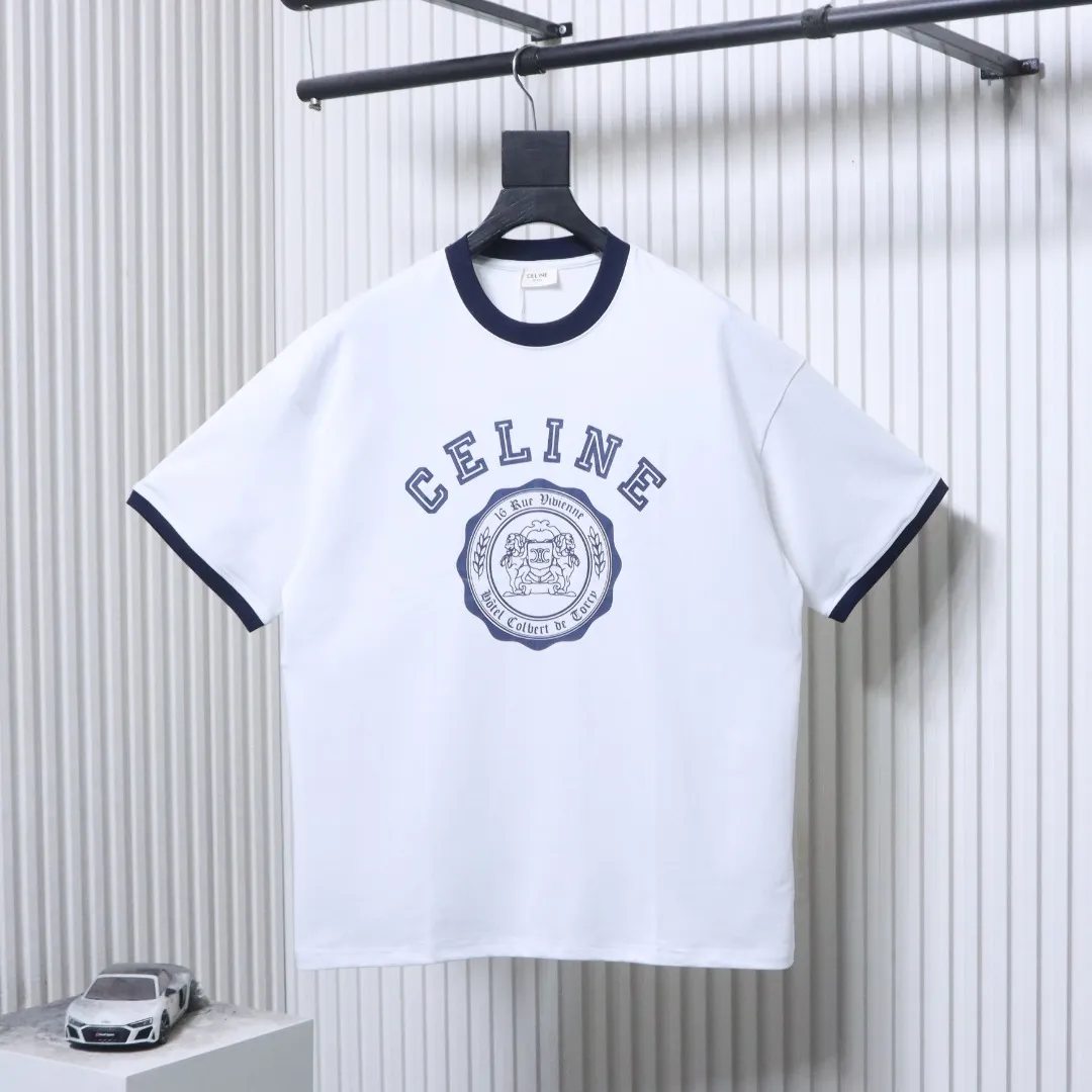Color-Blocked Logo Print T-Shirt