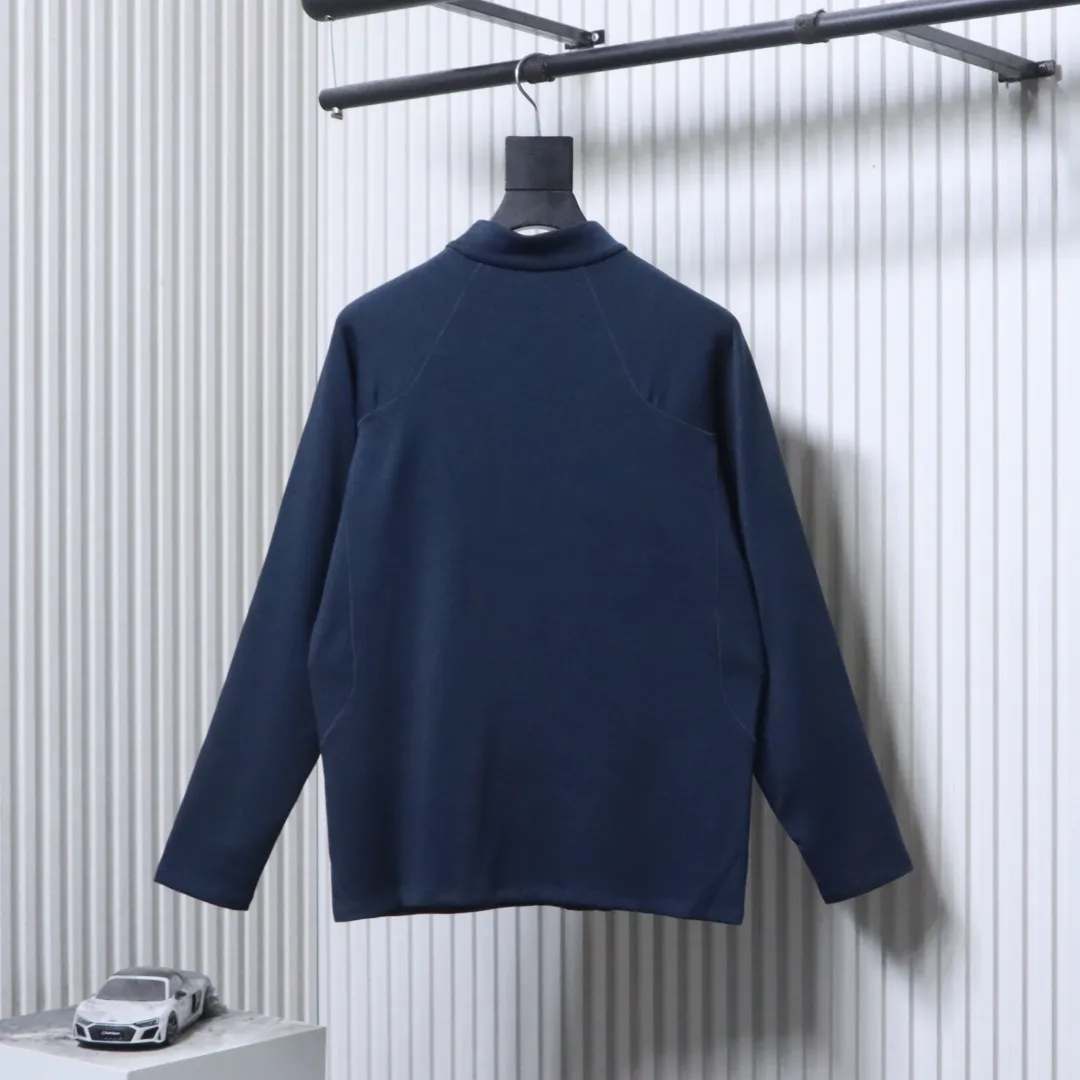Back Training Men’s SOLOTEX Half-Zip Knit Sweater