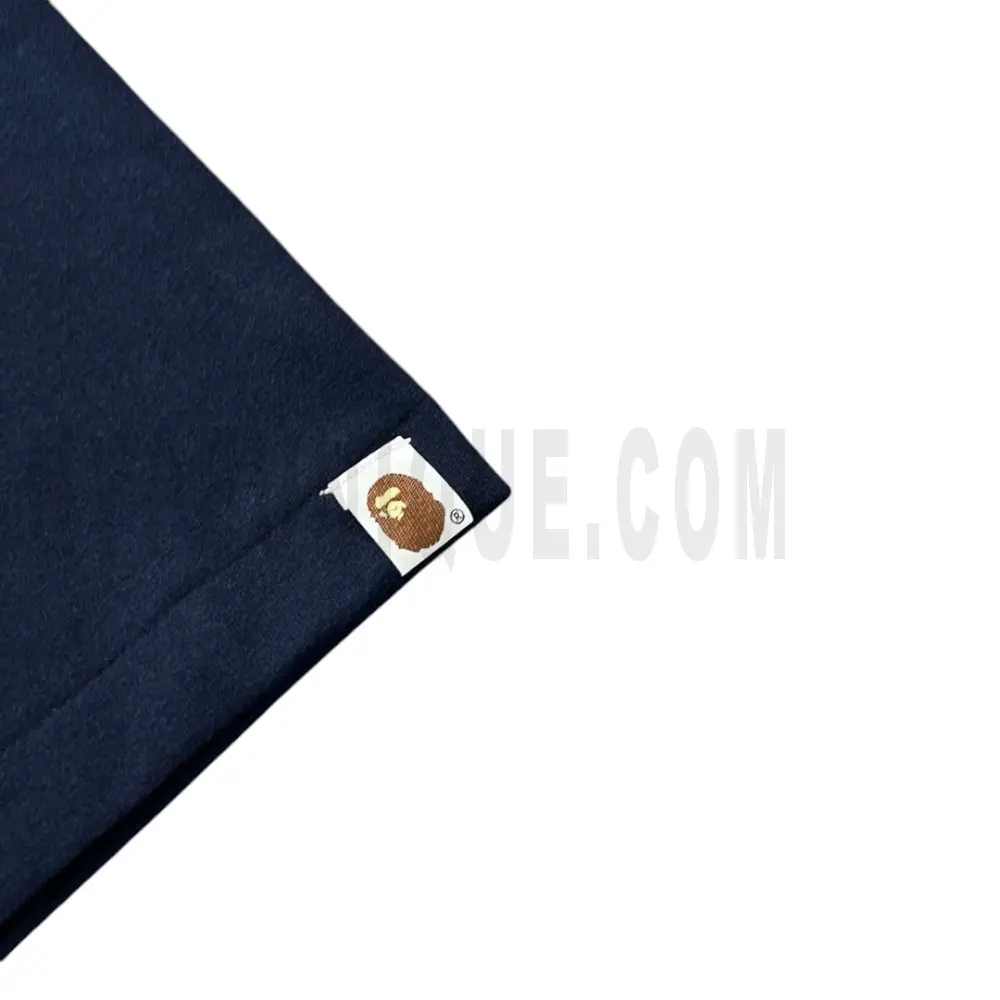 The sleeves of the blue clothes