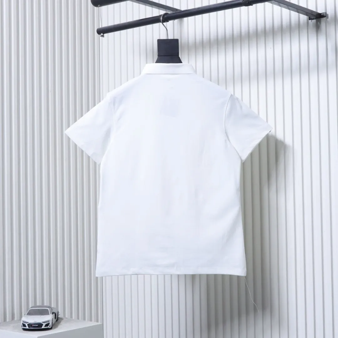 Back of KS 2026 Quick-Dry Business Casual Polo T-Shirt Color White