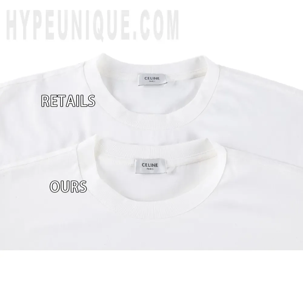 Collar comparison detail image of the garment