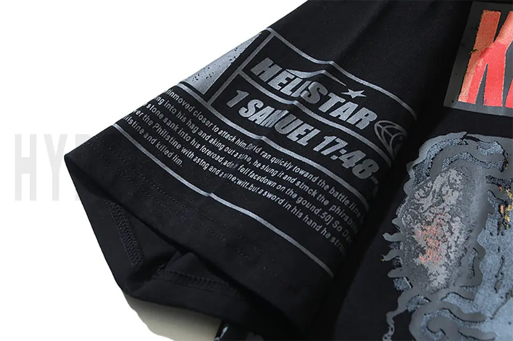 Detailed sleeve print design.