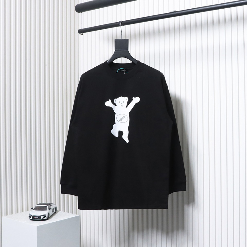 Double-Sided Bear Printed T-Shirt