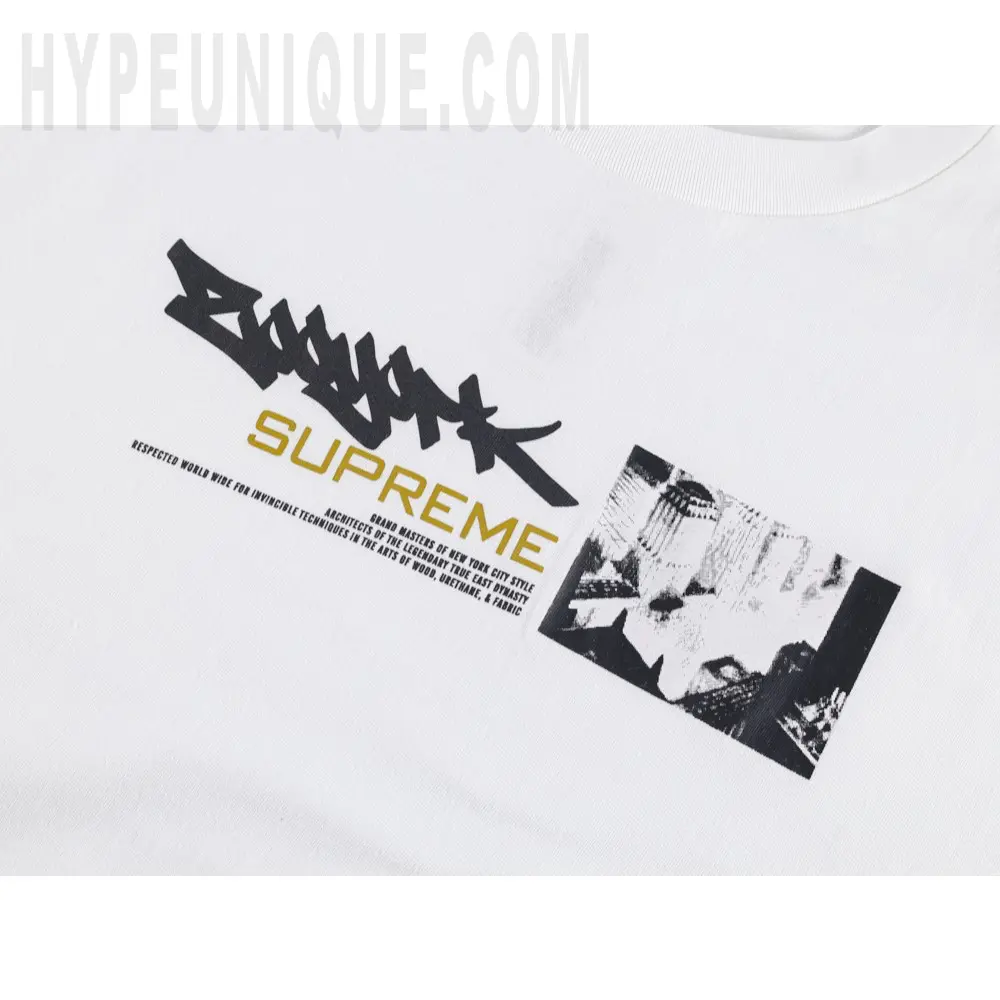 Printed graphic on the front of the garment