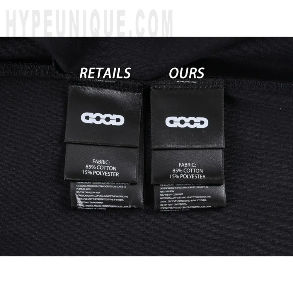 Washing Label Comparison Diagram
