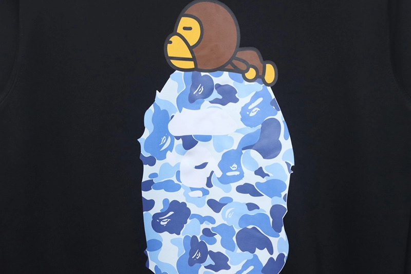 BAPE Color Camo Milo on Ape Head Sweatshirt