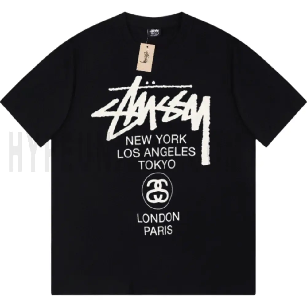 The front of the black clothes