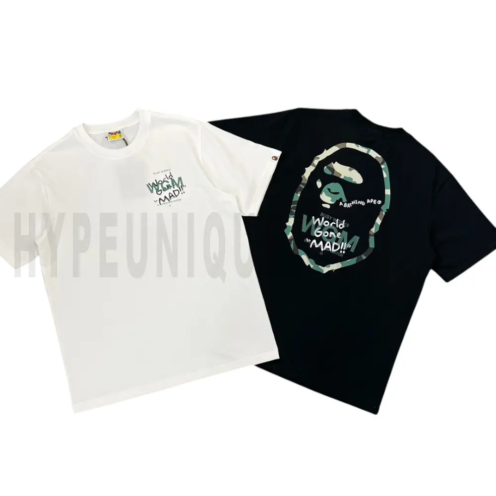 BAPE Woodland Camo WGM Ape Head T-Shirt