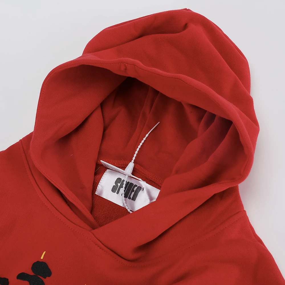 Sp5der Websuit Hoodie Red Reps