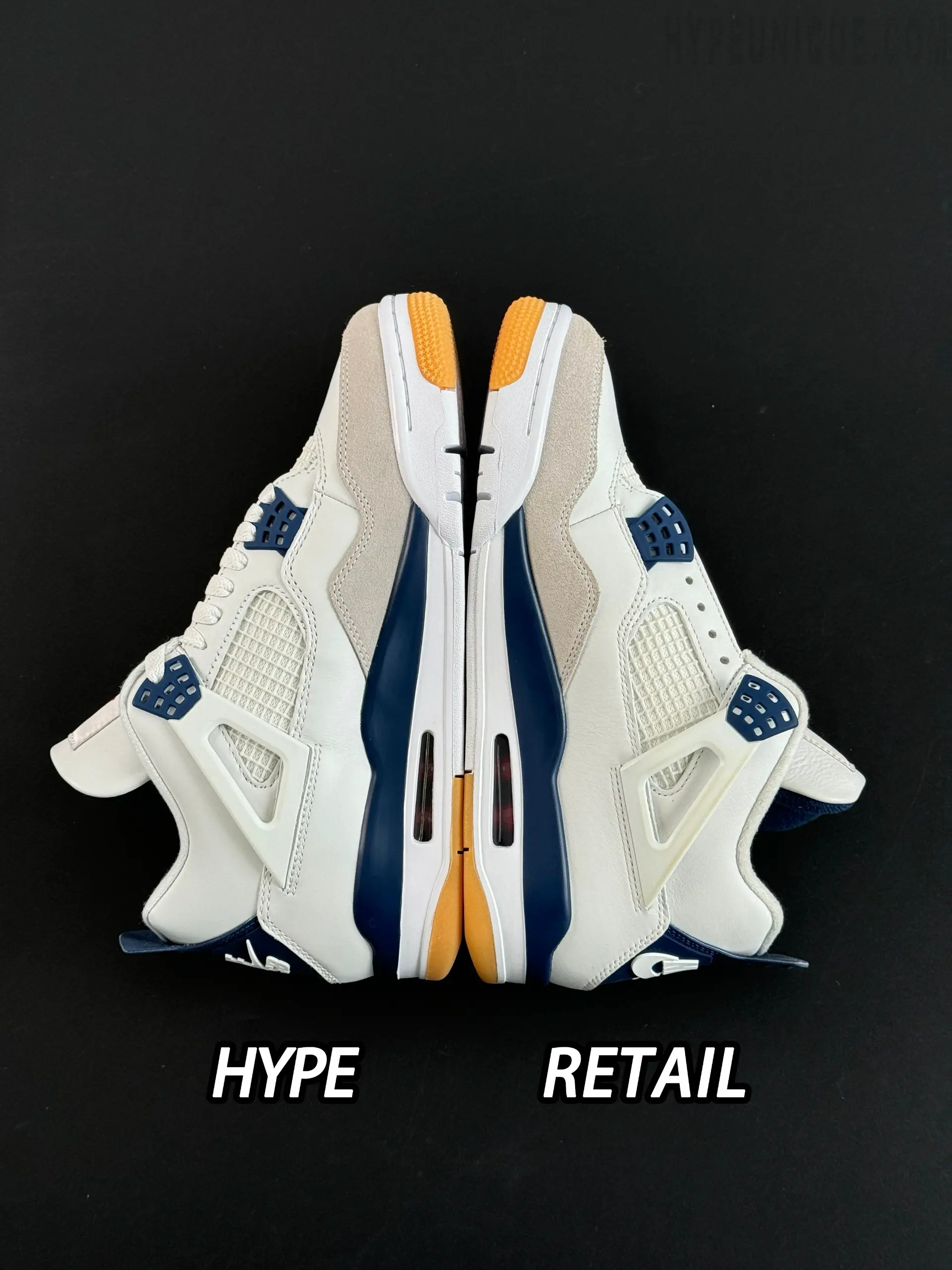 Shoe inside comparison