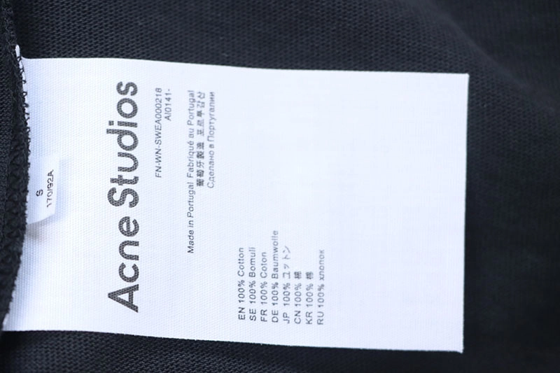 Acne Letter Print T-Shirt
