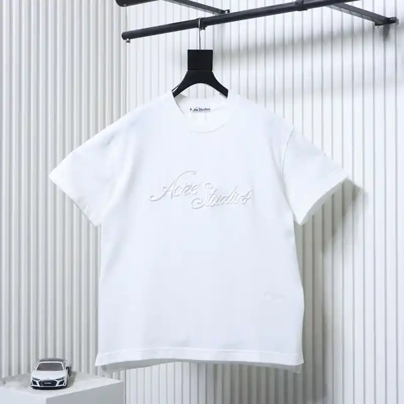 Acne Embroidered Logo T-Shirt