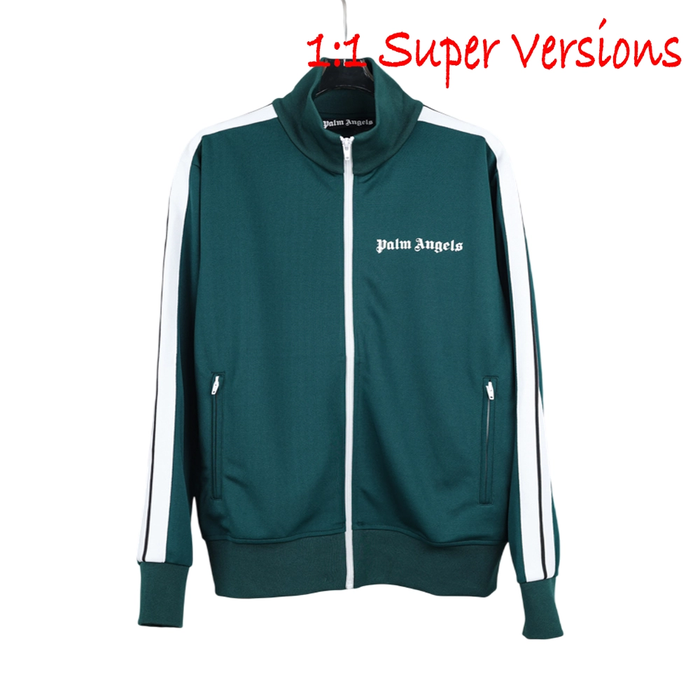 1:1 Super Version Palm Angels Classic Track Jacket ‘Green/White’