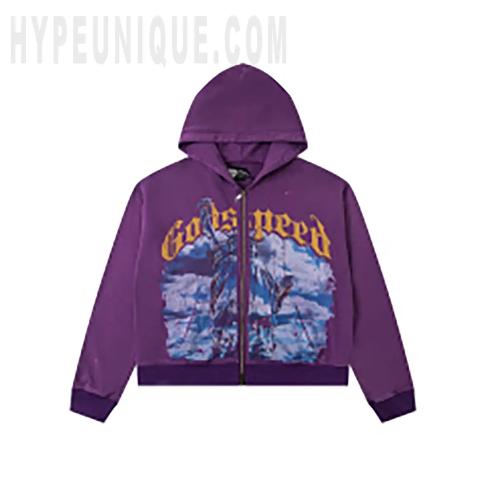 Godspeed Graphic Zip-Up Hoodie