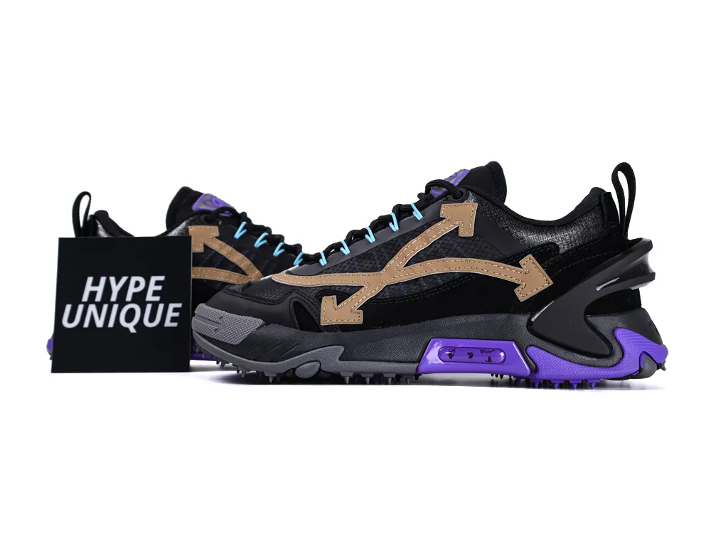 Off-White Odsy 2000 Sneakers “Black Purple”