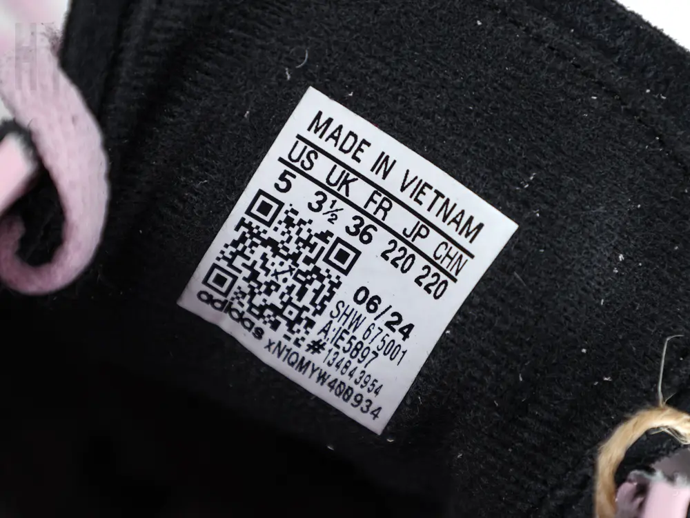 the size label