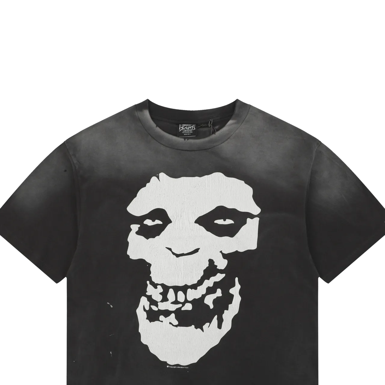 Saint Michael Skull Graphic T-Shirt Details