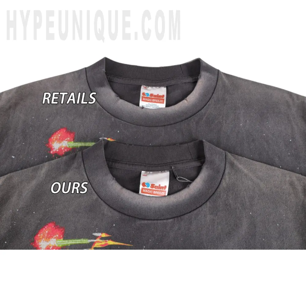 Close-up of the collar detail