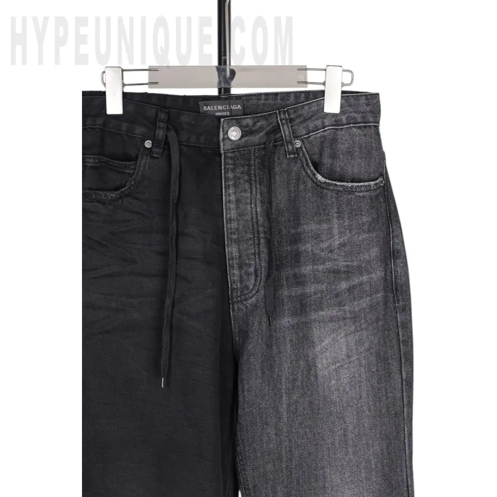 The front of the jeans