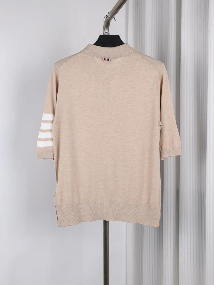 Back TB Tencel Wool Knit Polo T-Shirt