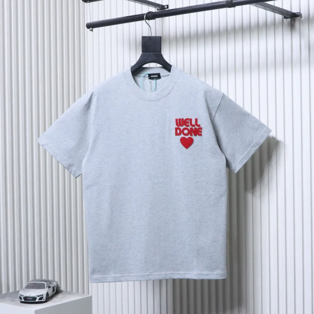 Well Done 3D Letter Heart Logo T-Shirt