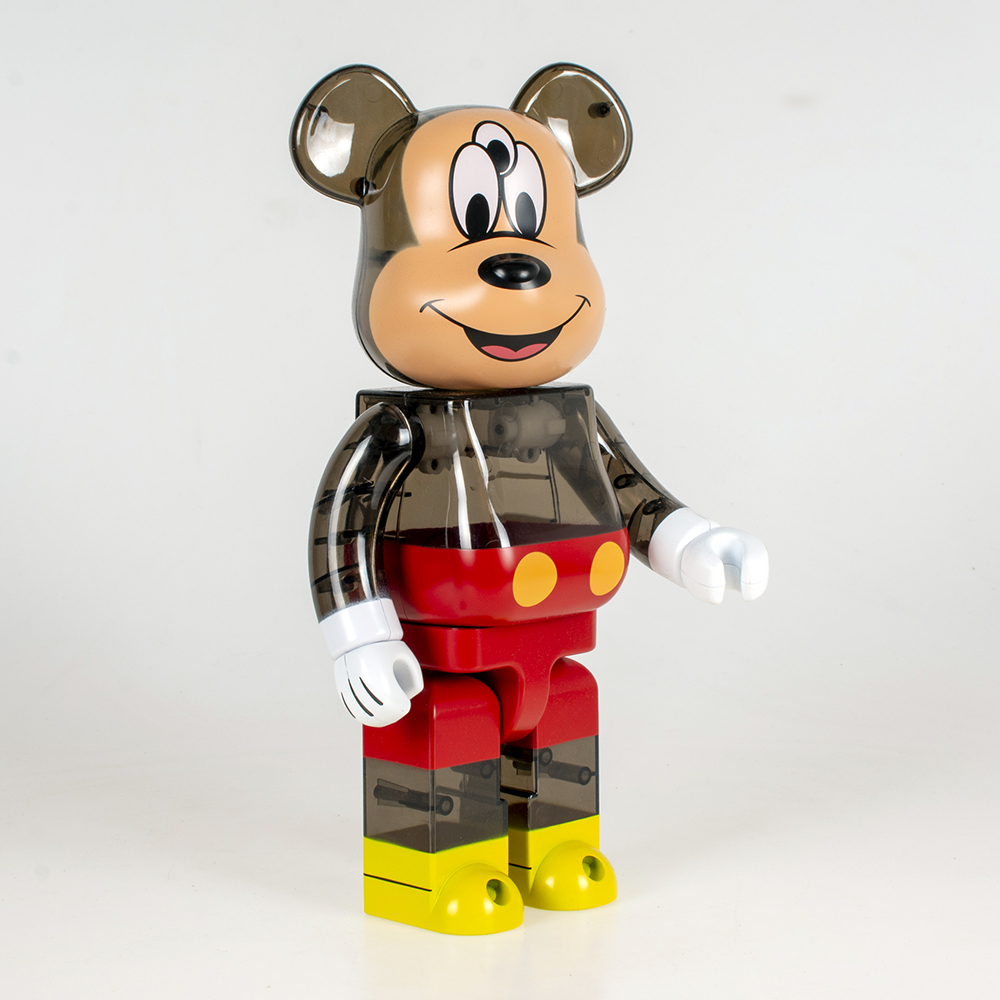 Bearbrick x CLOT x 3125C x Disney 3-Eyed Mickey Mouse Translucent Black