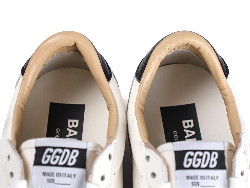 Golden Goose Ball Star tongue logo patches and interior view